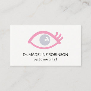 Augen Optometriker Terminkarte