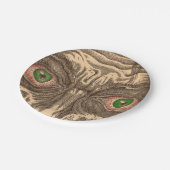 Augen Pappteller (Schrägansicht)