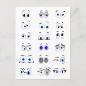 Augen Postkarte (Vorderseite)