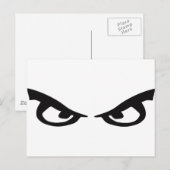 Augen Postkarte (Vorne/Hinten)