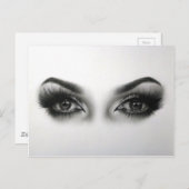 Augen Postkarte (Vorne/Hinten)