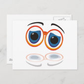 Augen Postkarte (Vorne/Hinten)