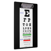 Augen-Prüfungs-Diagramm Klemmbrett (Rechts)