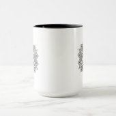 Augen-Pyramide-Symbol-Gekritzel Tasse (Zentrum)