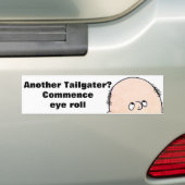 Augen-Rolle bei Tailgaters Autoaufkleber (Auf Auto)