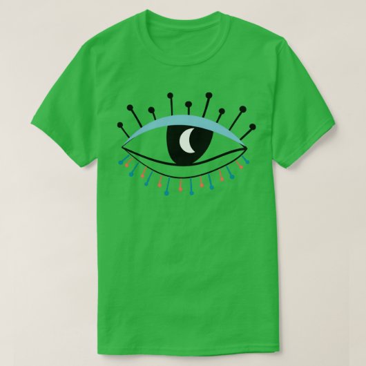 Augen-Sammlung abgeschieden modernes Design T-Shirt (Design vorne)