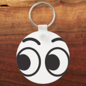 Augen sehen Emoji aus Schlüsselanhänger (Vorderseite)