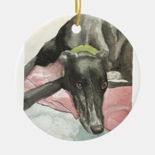 Augen seines Souls Keramikornament (Vorne)