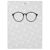 Augen-Sorgfalt-Brillen-Thema Klemmbrett (Rückseite)