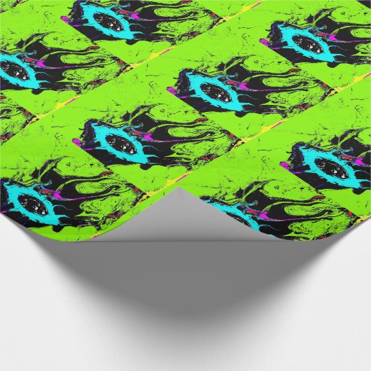 Augen-Spion 2 Geschenkpapier (Ecke)