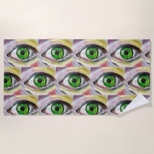 Augen strandtuch