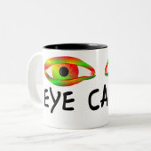 Augen-Süßigkeit Zweifarbige Tasse (Vorderseite Links)