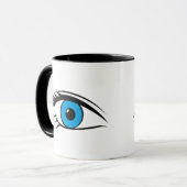 Augen Tasse (Vorderseite Links)