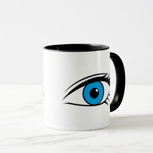 Augen Tasse (VorderseiteRechts)