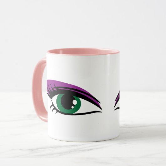Augen Tasse (Vorderseite Links)