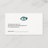 Augen Terminkarte (Rückseite)