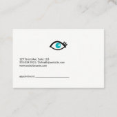 Augen Terminkarte (Rückseite)