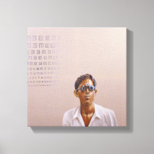 Augen-Test 3 Medinipur Indien Leinwanddruck