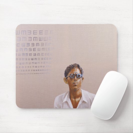 Augen-Test 3 Medinipur Indien Mousepad (Mit Mouse)