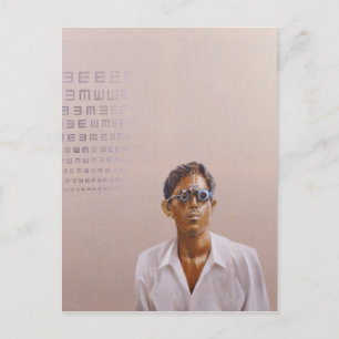 Augen-Test 3 Medinipur Indien Postkarte