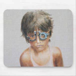 Augen-Test bei Vivekananda Mousepad