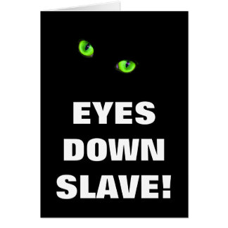 AUGEN UNTER SLAVE!