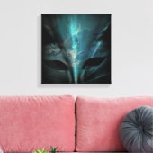Augen unter Wasser Leinwanddruck (Insitu (Wohnzimmer))
