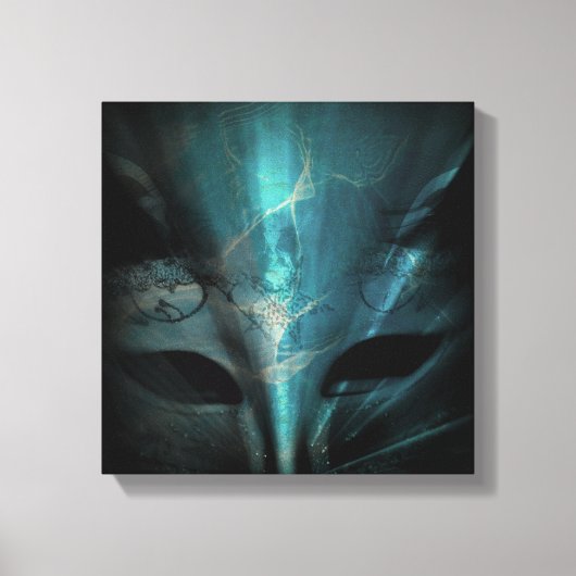 Augen unter Wasser Leinwanddruck (Vorderseite)