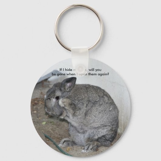 Augen verbergen schlüsselanhänger (Vorderseite)