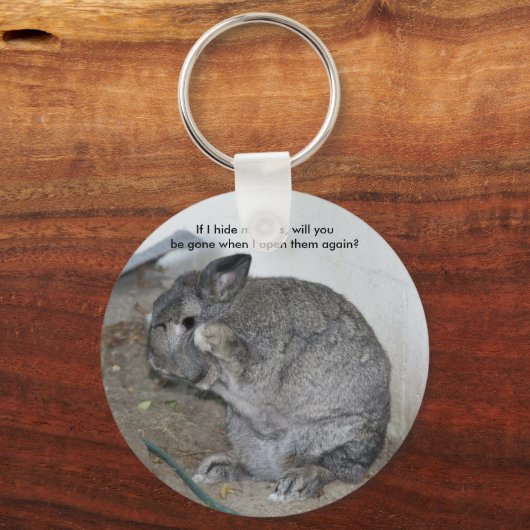 Augen verbergen schlüsselanhänger (Vorderseite)