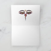 Augen von Buddha/Augen der Weisheit Karte (Innenseite)