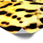 Augen von Leopard Poster Print (Ecke)