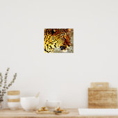 Augen von Leopard Poster Print (Küche)