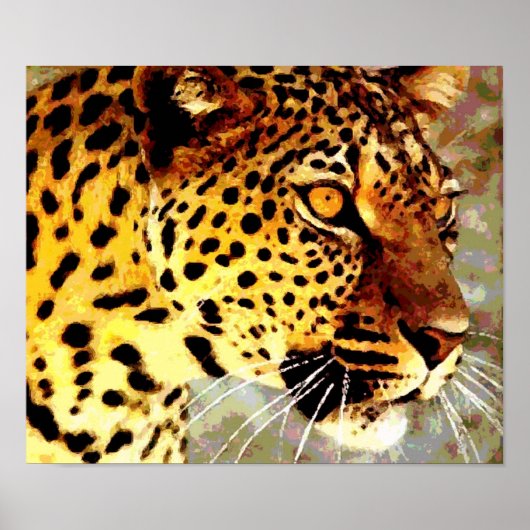 Augen von Leopard Poster Print (Vorne)
