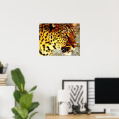 Augen von Leopard Poster Print (Heimbüro)