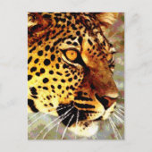 Augen von Leopard Postkarte (Vorderseite)