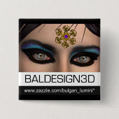AUGEN VON THEDA /Baldesign3d Button (Vorderseite)