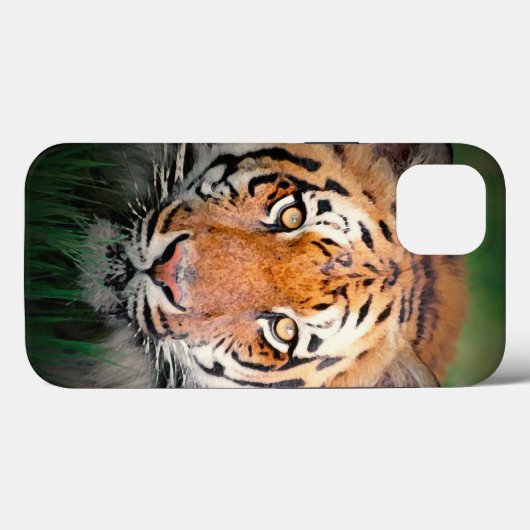 Augen von Tiger Case-Mate iPhone Hülle (Rückseite (Horizontal))