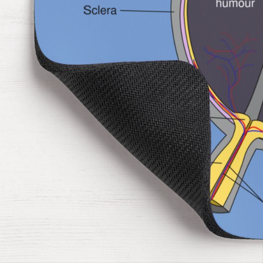 Augenanatomie Mousepad (Ecke)