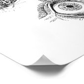 Augenanatomie-Poster Poster (Ecke)