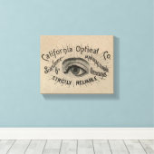 Augenantische Werbung optisch Leinwanddruck (Insitu (Holzboden))