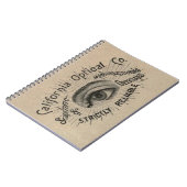 Augenantische Werbung optisch Notizblock (Linke Seite)