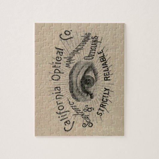 Augenantische Werbung optisch Puzzle (Vertikal)