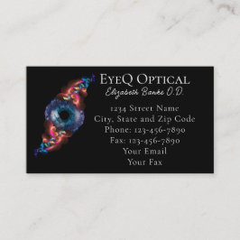 Augenarzt | Augenuntersuchung | Optometristische V Visitenkarte