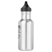 Augenarzt Edelstahlflasche (Rechts)