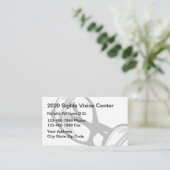 Augenarzt für Optometrie Visitenkarte (Stehend Vorderseite)