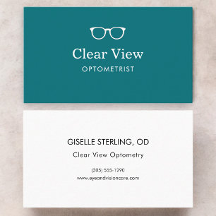 Augenarzt für Optometrie Visitenkarte