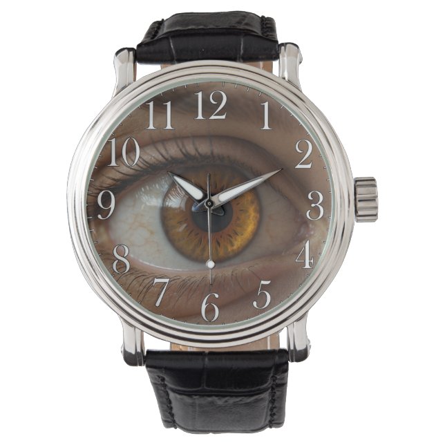 Augenarzt für seltsamen Spaß am Auge Armbanduhr (Vorderseite)