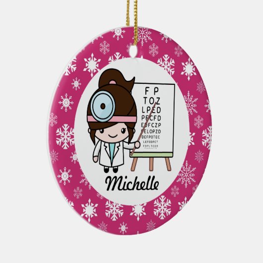 Augenarzt Keramik Ornament (Rechts)