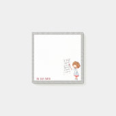 Augenarzt, Krankenschwester personalisierte Post n Post-it Klebezettel (Vorderseite)